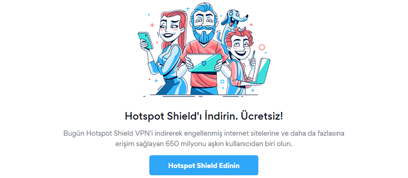 Hotspotshield VPN indir