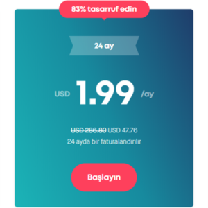 Surfshark VPN aylık 1.99 USD