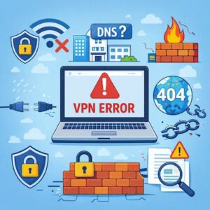 VPN Bağlanmıyor mu? DNS, Port ve Ağ Teşhis Rehberi
